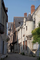 Fototapeta premium Une rue à Chinon