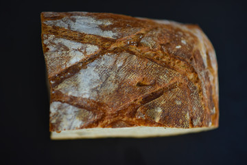 white bread with a brown toasted crust