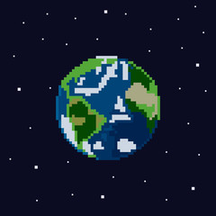Pixel earth