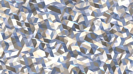 Abstract polygonal background, Azure geometric vector