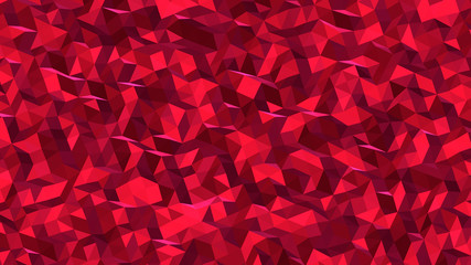 Abstract polygonal background, Crimson geometric vector