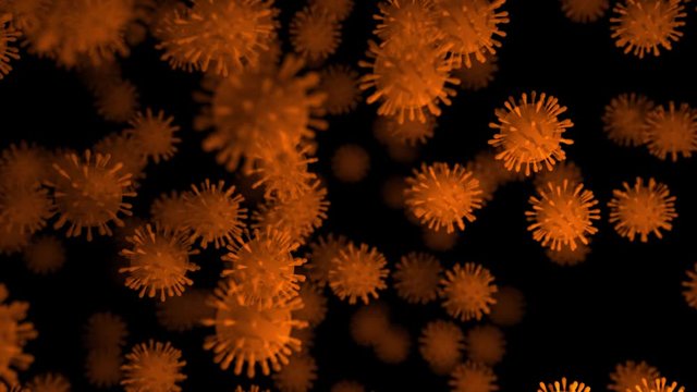 Corona Virus 3D Illustration Covid 19