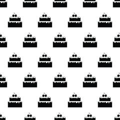 cake background Seamless.  hapy birthday texture pattern vector black