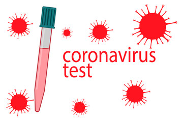  Coronavirus Covid-19 test result. 