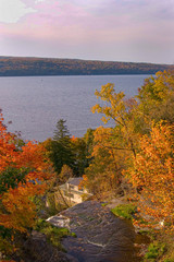 Seneca Lake Over Hector Falls