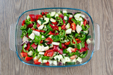 Receta de verduras