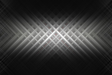 Falling symmetrical light beams modern art  background.