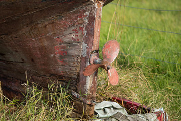 derelict boat
