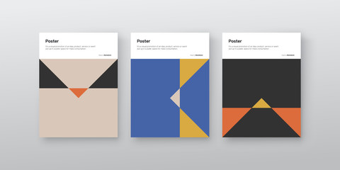Bauhaus Design Poster Mockup Collection