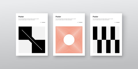 Bauhaus Design Poster Mockup Collection