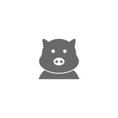 Pig, animal icon. Simple vector agriculture icons for ui and ux, website or mobile application
