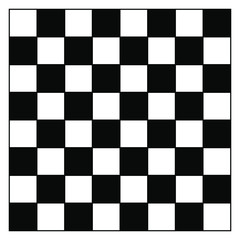 Chess board. Flat style stock vector