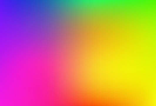 Gradient mesh blurred background in soft rainbow colors.