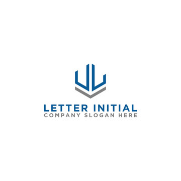 logo design inspiration for companies from the initial letters of the VL logo icon. -Vector