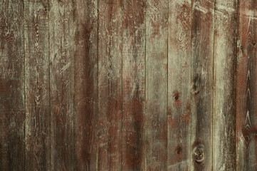 Old brown wooden wall background texture
