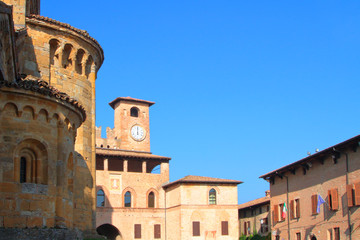 Fototapeta premium Castell'Arquato village in italy 