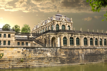 Naklejka premium Zwinger palace, art gallery and museum in Dresden, Germany.