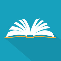 open book icon- vector illustration