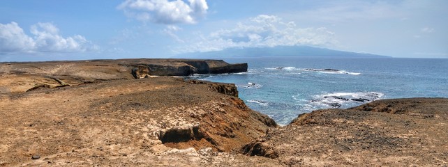 The plateau on the islet of Djeu, "Ilheu dos Rombos" em Cabo Verde