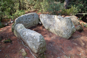 Dolmen of Can Gol, 3500 - 2250 aC, La Roca del Valles, Barcelona, Spain. © natursports