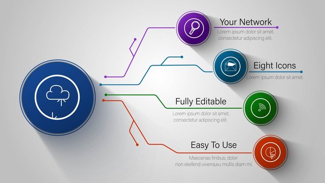 Network Connection Infographic