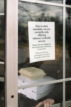 Crisis: Server Bringing Take Out Food