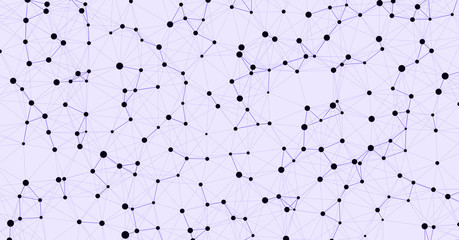 Network Mesh Computation Art background illustration