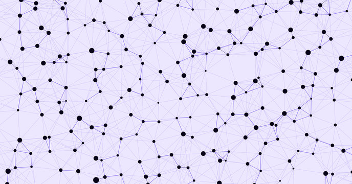 Network Mesh Computation Art background illustration