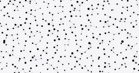 Network Mesh Computation Art background illustration