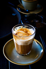 Coffee in a glass