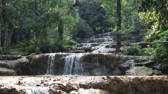 Mae Kae 2 waterfall or Kaofu waterfall in Lampang, Thailand