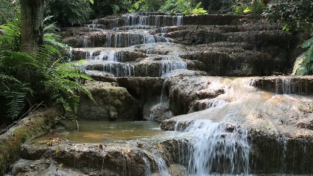 Mae Kae 2 waterfall or Kaofu waterfall in Lampang, Thailand