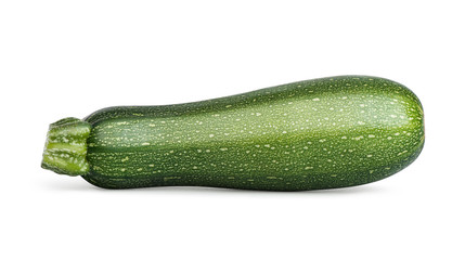 Zucchini isolated on white