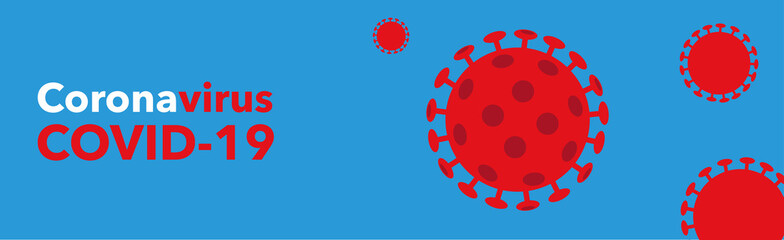 Coronavirus (COVID-19) -  Banner vector illustration