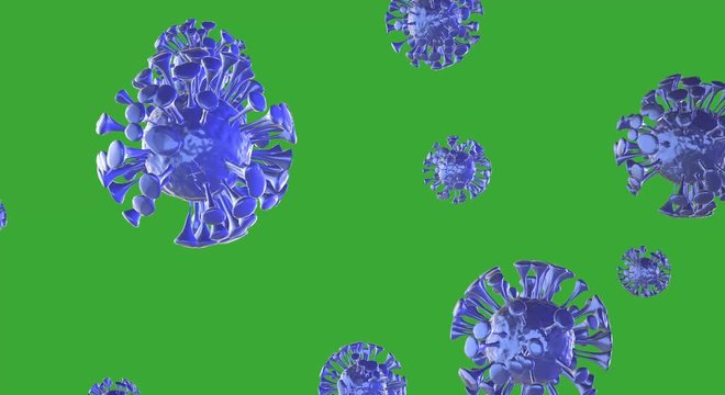 coronavirus green screen 