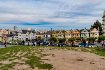 painted Ladies on the hill of San Francisco