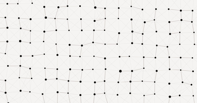 Network Mesh Computation Art background illustration