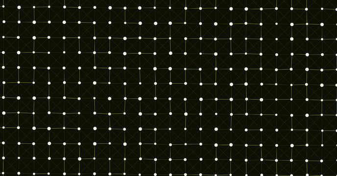 Network Mesh Computation Art background illustration