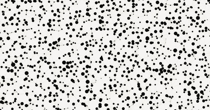 Network Mesh Computation Art background illustration
