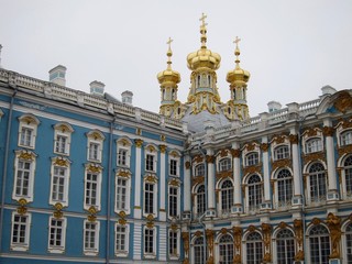 Fototapeta na wymiar Catherine the Great Palace, in Saint Petersburg 
