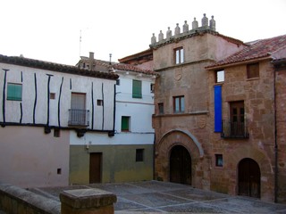 Fototapeta na wymiar A charming corner in Sigueza, Spain