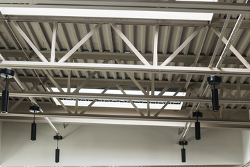 industrial metal ceiling - architectural detail 
