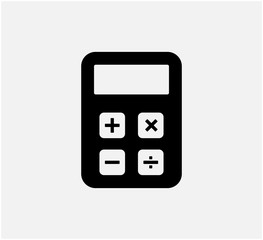 Calculator icon vector logo template