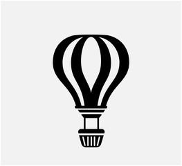 Naklejka premium Balloon icon vector logo design template