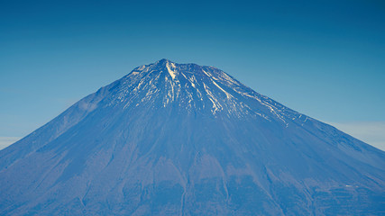 Fuji mountain from Shizuoka city in Japan