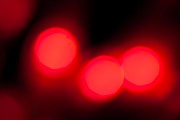 Orange Led strips macro background