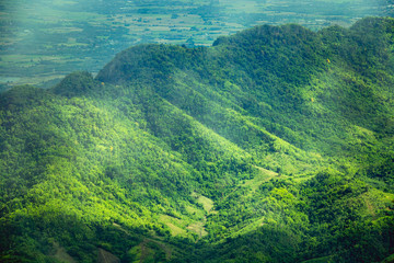 Amazing perfact landscap nature mountain and suset