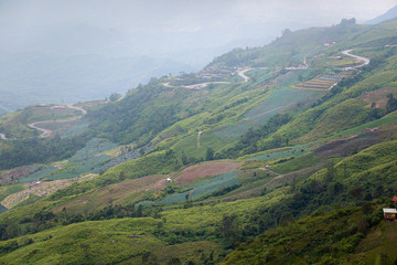 Amazing perfact landscap nature mountain and suset