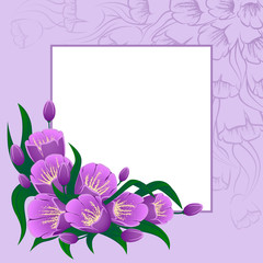 Flower frame.