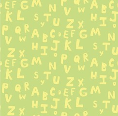 english alphabet vector color pattern 